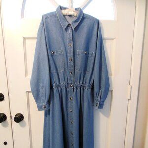 FADS 100% Cotton Denim Dress